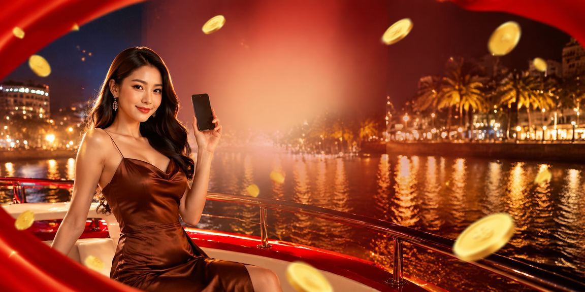 Người dùng trải nghiệm casino di động tại quán cà phê biển Phan Thiết